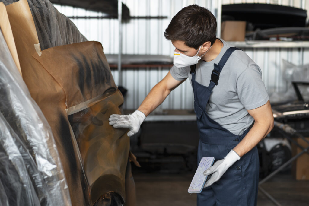 featured image of the blog titled Scratch and Paint Damage? Here’s How Auto Body Shops Can Help