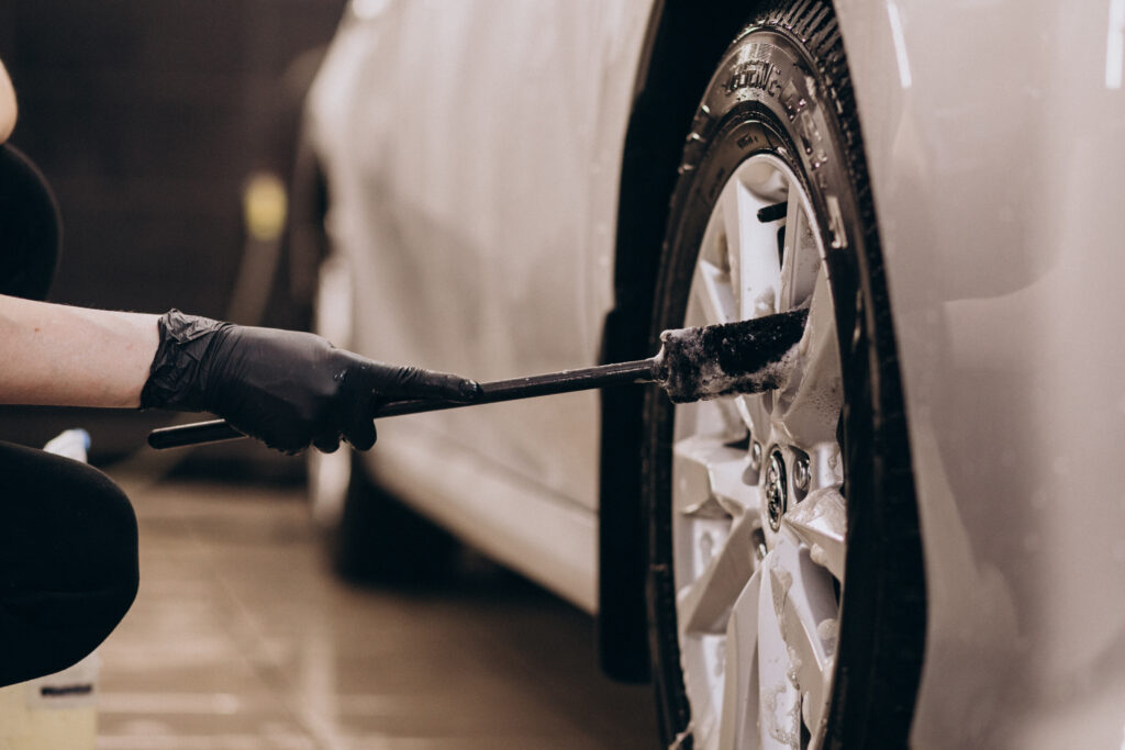 Car wash detailing station
